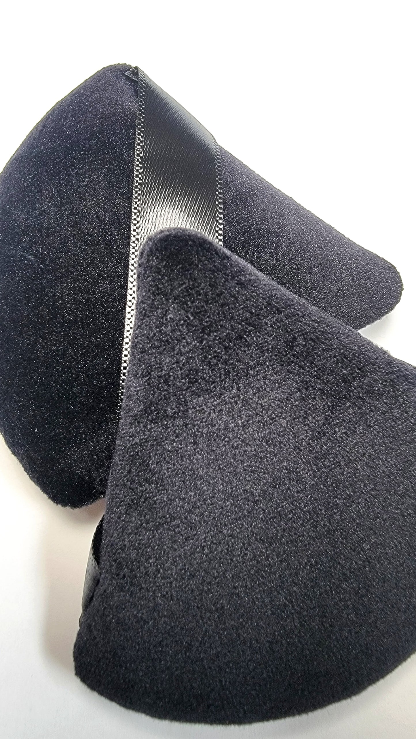 Soft Triangle Black Puffs ( Set of 2)